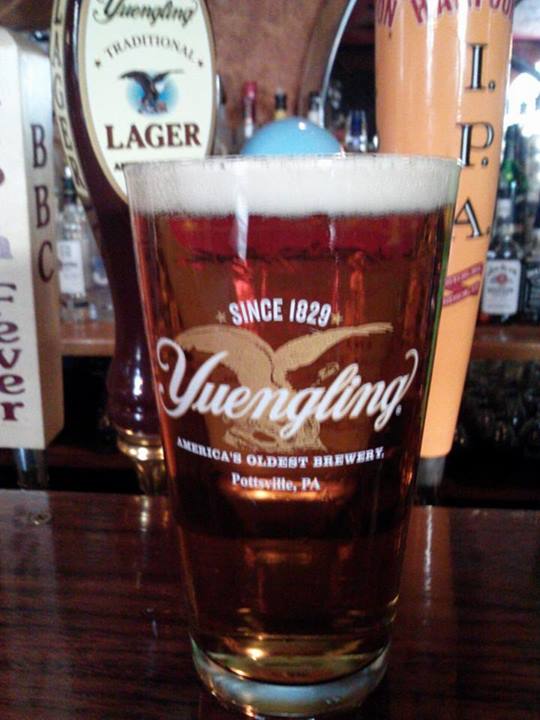 The first Yuengling on tap at James's Gate