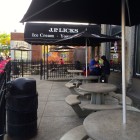 The patio at JP Licks