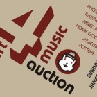 Banner for "Art4Music," a fundraiser for the JP Music Festival
