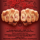 Poster for "Battle of the Bartender Bands," a fundraiser for the JP Music Festival