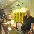 Philip Celeste, owner of On Centre, shows off his boutique's new digs at First Thursday on Thursday, Sept. 4, 2014