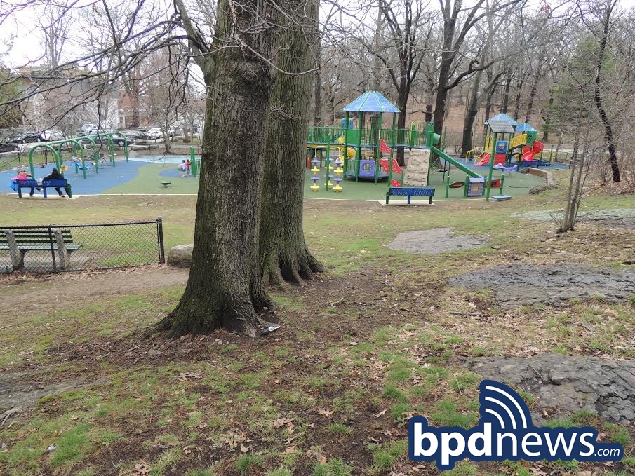 Park where loaded gun found on Tuesday, April 21, 2015.