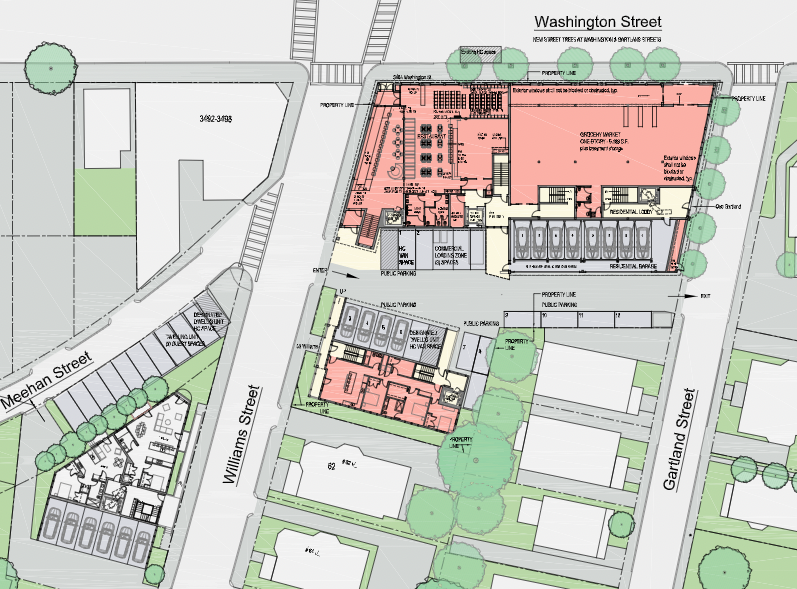Renovation proposals for 3478-3484 Washington Street (Doyle's Café), 60 Williams St. and 69 Williams St.